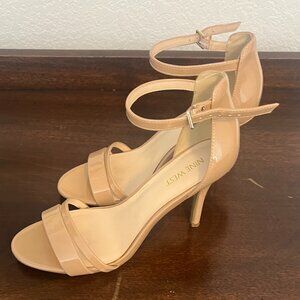 Beige Strap Heels